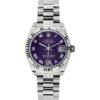 Rolex Datejust 31mm – Ref: 178279 pdrp – Purple Dial, 18K White Gold President Bracelet Women’s Watch
