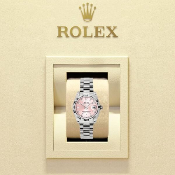 Rolex Datejust 31mm – Ref: 178279 pip – Pink Dial, 18K White Gold President Bracelet Women’s Watch