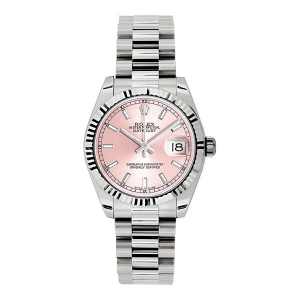 Rolex Datejust 31mm – Ref: 178279 pip – Pink Dial, 18K White Gold President Bracelet Women’s Watch