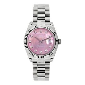 Rolex Datejust 31mm – Ref: 178279 pmdp – Pink Dial, 18K White Gold President Bracelet Women’s Watch