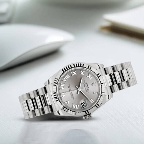 Rolex Datejust 31mm – Ref: 178279 rrp – Silver Dial, 18K White Gold President Bracelet Women’s Watch
