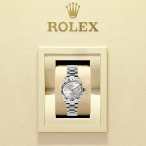 Rolex Datejust 31mm – Ref: 178279 sdp – Silver Dial, 18K White Gold President Bracelet Women’s Watch
