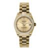 Rolex Datejust 31mm – Ref: 178288 chcap 2 – Champagne Dial & Diamond Bezel, 18K Yellow Gold President Bracelet Women’s Watch