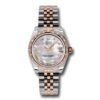 Rolex Datejust 31mm – Ref: 178341 mdrj – White Mother of Pearl Roman Diamond Dial & Diamond Bezel, Two Tone Stainless Steel & 18K Rose Gold Jubilee Bracelet Women’s Watch