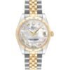 Rolex Datejust 31mm – Ref: 178343 mrj – White Mother of Pearl Roman Dial & Diamond Bezel, Two Tone Stainless Steel & 18K Yellow Gold Jubilee Bracelet Women’s Watch