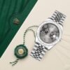 Rolex Datejust 31mm – Ref: 178344-0003 – Rhodium Grey Dial & Diamond Bezel, Stainless Steel Jubilee Bracelet Women’s Watch