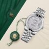 Rolex Datejust 31mm – Ref: 178344-0020 – Meteorite Silver Dial & Diamond Bezel, Stainless Steel Jubilee Bracelet Women’s Watch