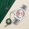 Rolex Datejust 31mm – Ref: 178344-0023 – Pink Mother of Pearl Diamond Dial & Diamond Bezel, Stainless Steel Jubilee Bracelet Women’s Watch