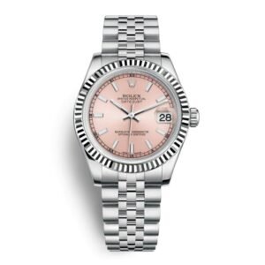 Rolex Datejust 31mm – Ref: 178274-0012 – Pink Stick Dial, Stainless Steel Jubilee Bracelet Women’s Watch