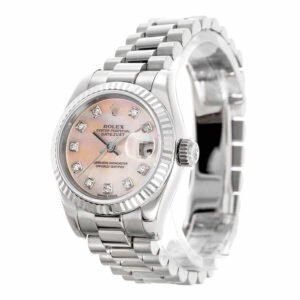 Rolex-Datejust-Mother-Of-Pearl-Lady-Diamond-Replica-Left.jpg Rolex Datejust Ladies 179179 Detailed Replica