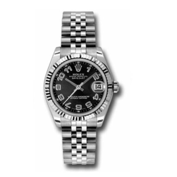 Rolex Datejust 31mm – Ref: 178274-0005 – Black Stick Dial, Stainless Steel Jubilee Bracelet Watch