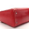 Snakeskin Medium Lady Dior Red
