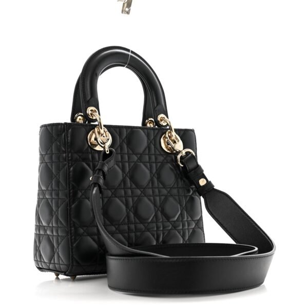 Lambskin Cannage Small My ABCDior Lady Dior Black