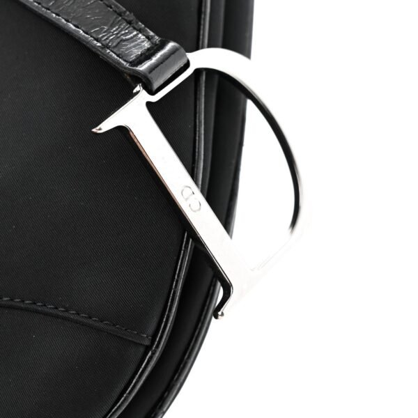 Nylon Saddle Bag Black