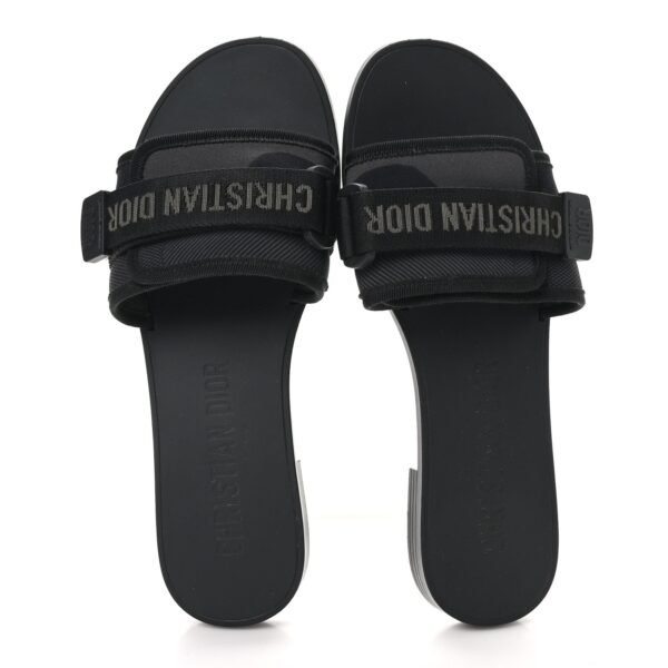 Technical Stretch Fabric Camouflage Dio(r)evolution Slide Sandals 39 Black Military