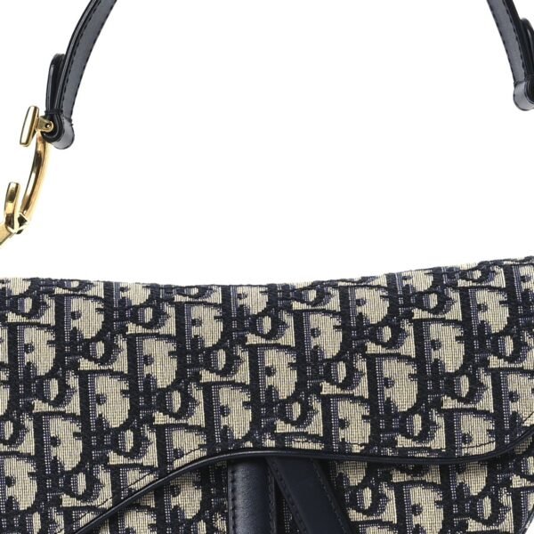 Oblique Saddle Bag Blue