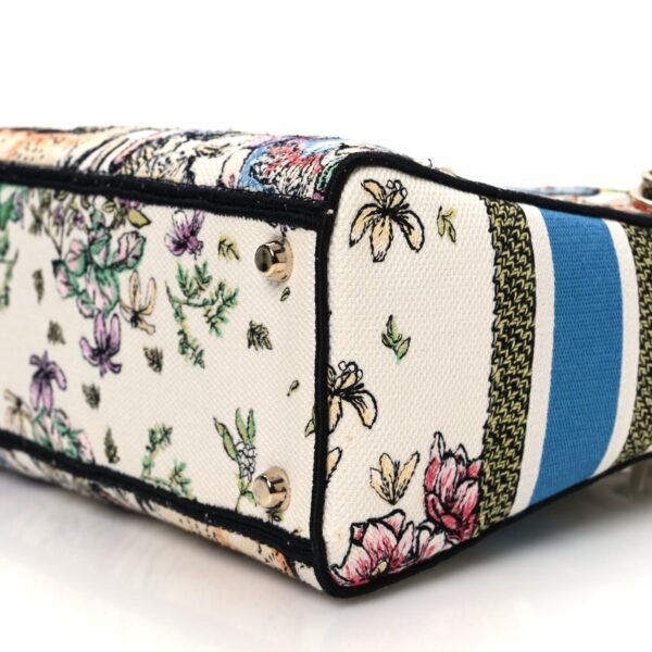 Canvas D-Constellation Embroidered Medium Lady D-Lite Latte Multicolor