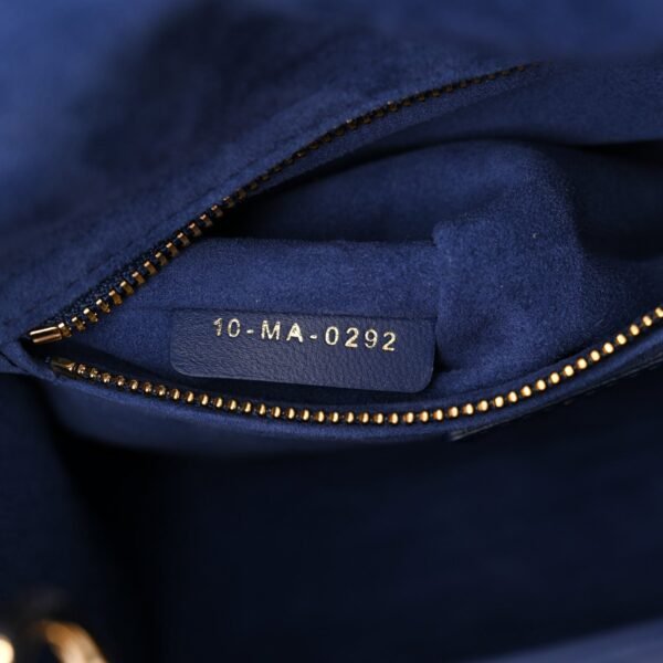a72fade528cf0317c788cbad999e32d8.jpg Lambskin Cannage Small Lady Dior Royal Blue