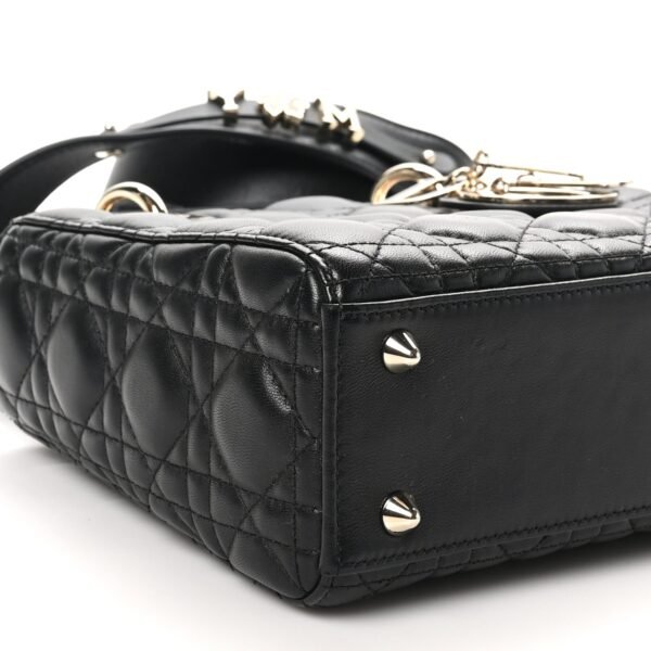 Lambskin Cannage Small My ABCDior Lady Dior Black