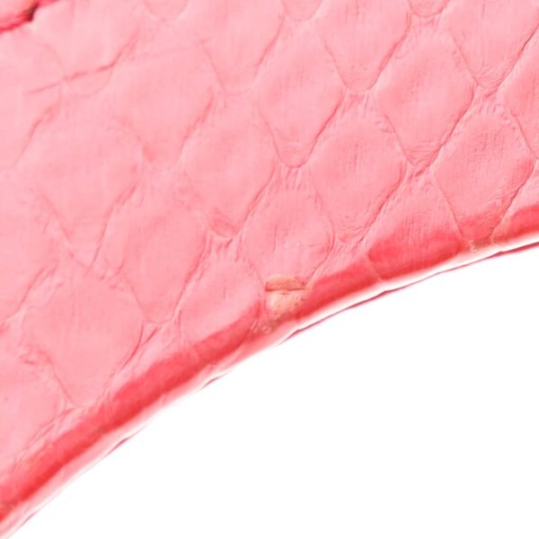 Snakeskin Medium Lady Dior Pink