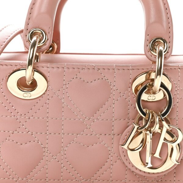 Lambskin Cannage Dioramour Micro Lady D-Joy Melacoton