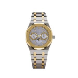 Audemars Piguet Royal Oak 25594SA.OO.0789SA.01 Day-Date Moonphase Yellow Gold Stainless Steel Silver Dial (1994)