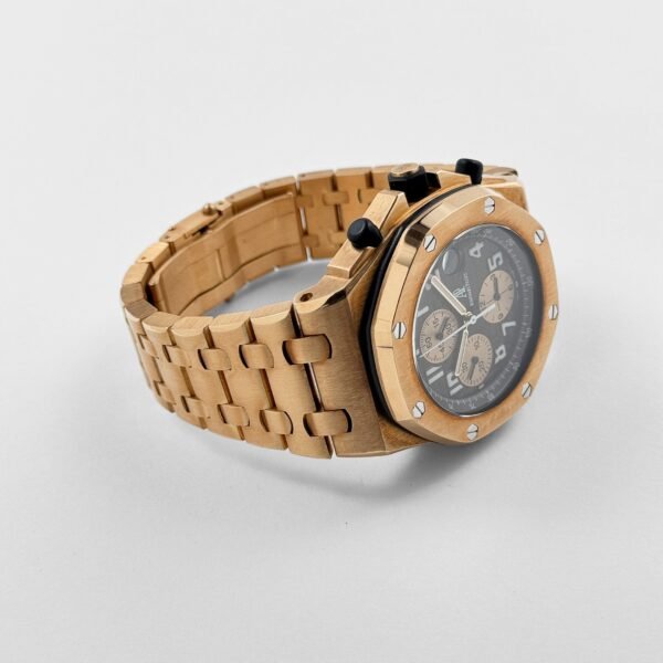 Audemars Piguet Royal Oak Offshore Chronograph 26007BA.OO.D088CR.01 'Arnold Schwarzenegger' Yellow Gold Brown Dial Limited Edition of 400 (2004)