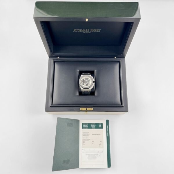 Audemars Piguet Royal Oak Offshore Chronograph 26387IO.OO.D002CA.01 Tourbillon Titanium Openworked Dial Limited Edition of 15 (2015)