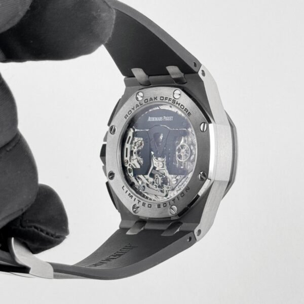 Audemars Piguet Royal Oak Offshore Chronograph 26387IO.OO.D002CA.01 Tourbillon Titanium Openworked Dial Limited Edition of 15 (2015)