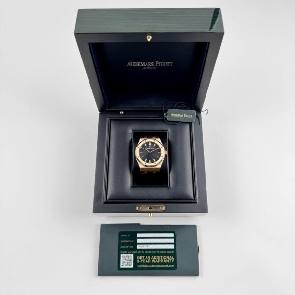 Audemars Piguet Royal Oak Selfwinding 15500OR.OO.D002CR.01 Rose Gold Black Dial (2019)