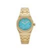 Audemars Piguet Royal Oak Selfwinding 15550BA.OO.1356BA.01 Yellow Gold Blue Turquoise Dial