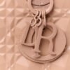 Calfskin Cannage Diamond Small My ABCDior Lady Dior Rose Des Vents