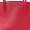 Grained Calfskin Bar Tote Coquelicot