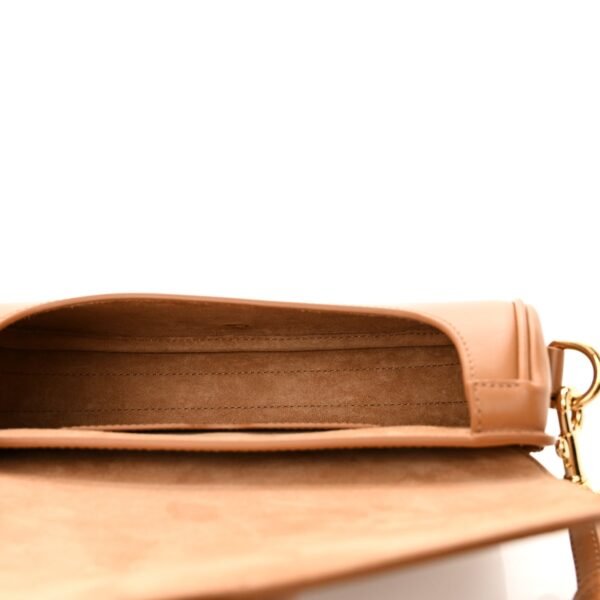 Box Calfskin East West Bobby Bag Amber