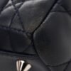 Lambskin Cannage Medium Lady Dior Navy Blue