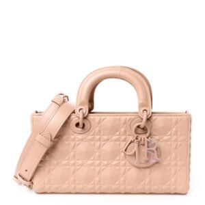b754fd13b0fe10d6bdd3b8625b022110.jpg Calfskin Cannage Diamond Medium Lady D-Joy Rose Des Vents
