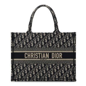 Oblique Medium Book Tote Blue Multicolor