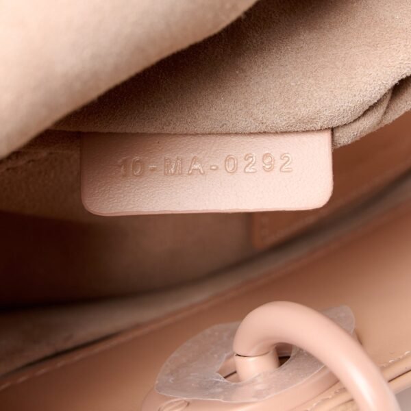 Calfskin Cannage Diamond Small My ABCDior Lady Dior Rose Des Vents