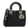 Lambskin Cannage Small My ABCDior Lady Dior Black
