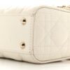 Lambskin Cannage Mini Lady Dior White