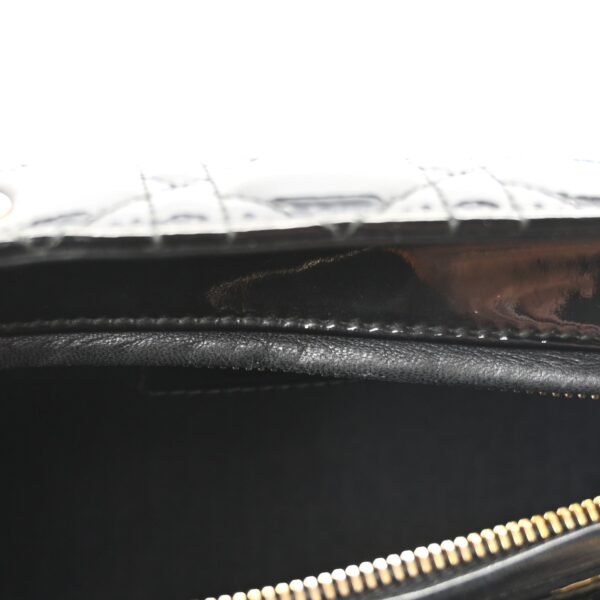 Patent Cannage Medium Lady Dior Black