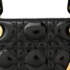 Patent Cannage Medium Lady Dior Black