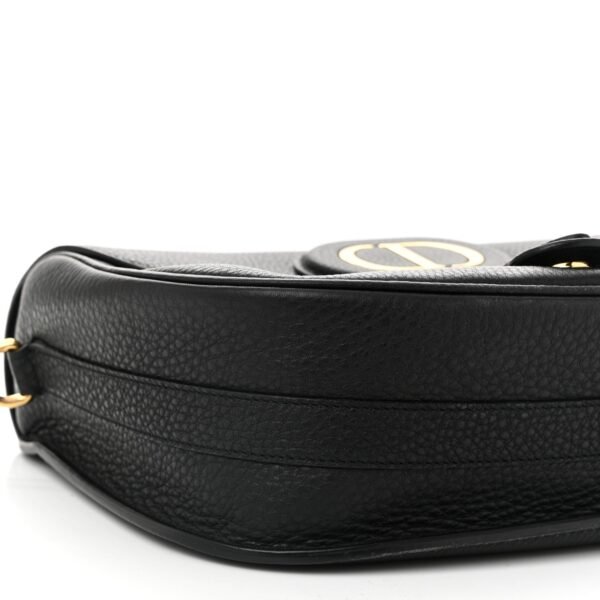 bede3abf58bdeb512e8671620ed82676.jpg Grained Calfskin Large Bobby Flap Black