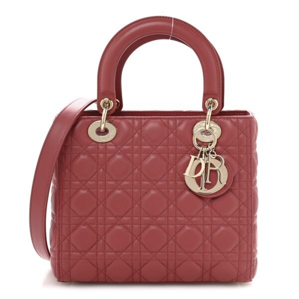 c1579b86271ccc1c07b65769c7e12818.jpg Lambskin Cannage Medium Lady Dior Pink Honey