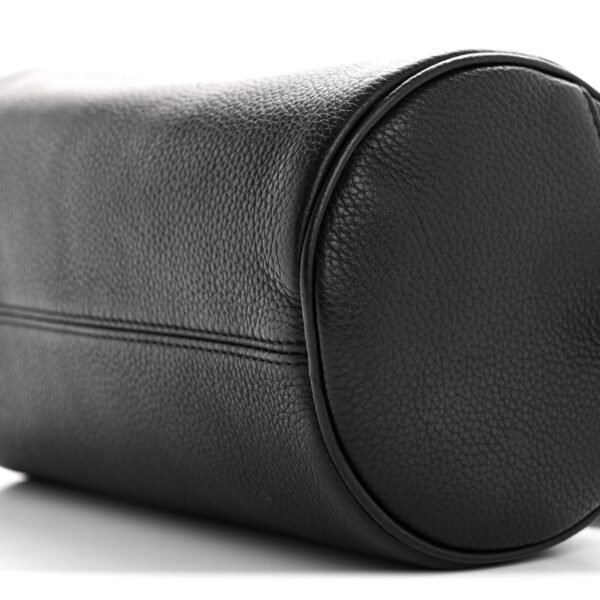 HOMME Grained Calfskin Mens Roller Messenger Black