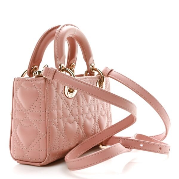 Lambskin Cannage Dioramour Micro Lady D-Joy Melacoton