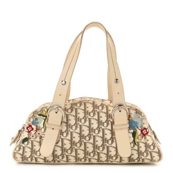 c43b2577e9b5cd2d294c97561b6a9dd8.jpg Monogram Vintage Flowers Small Bowler Beige