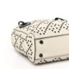 Ultra Matte Calfskin Studded Mini Supple Lady Dior White Black