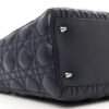 Lambskin Cannage Medium Lady Dior Navy Blue