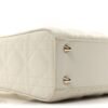 Lambskin Cannage Small My ABCDior Lady Dior White
